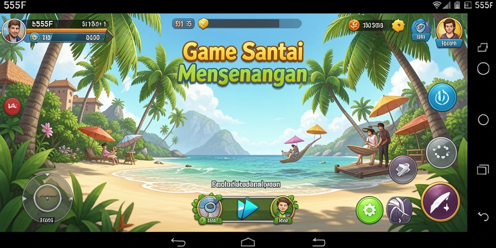 Tampilan gameplay 555F yang menawan dan interaktif.