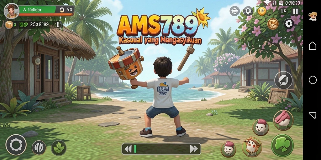 Tampilan gameplay AMS789 yang penuh warna dan menarik.