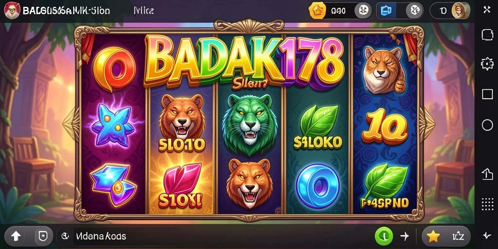 Gameplay seru dengan tema slot menarik di BADAK178.