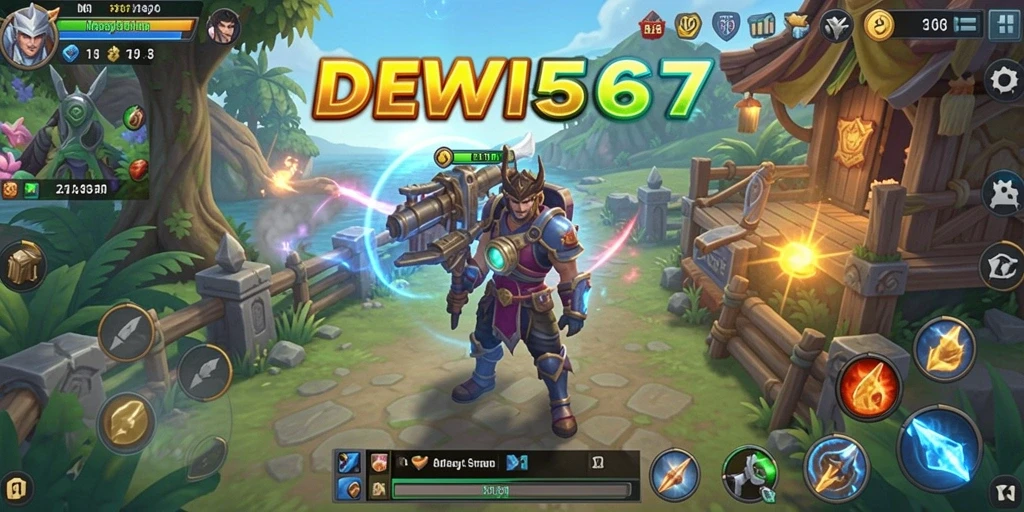 Gameplay DEWI567 yang menarik dan strategis.