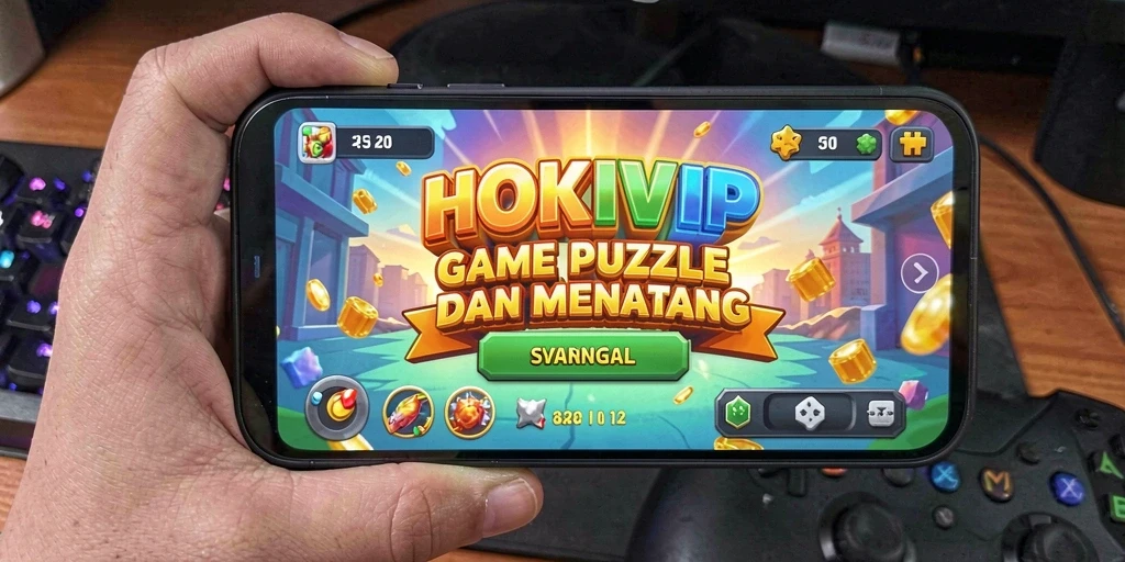 Screenshot HOKIVIP menampilkan gameplay menarik dari teka-teki.