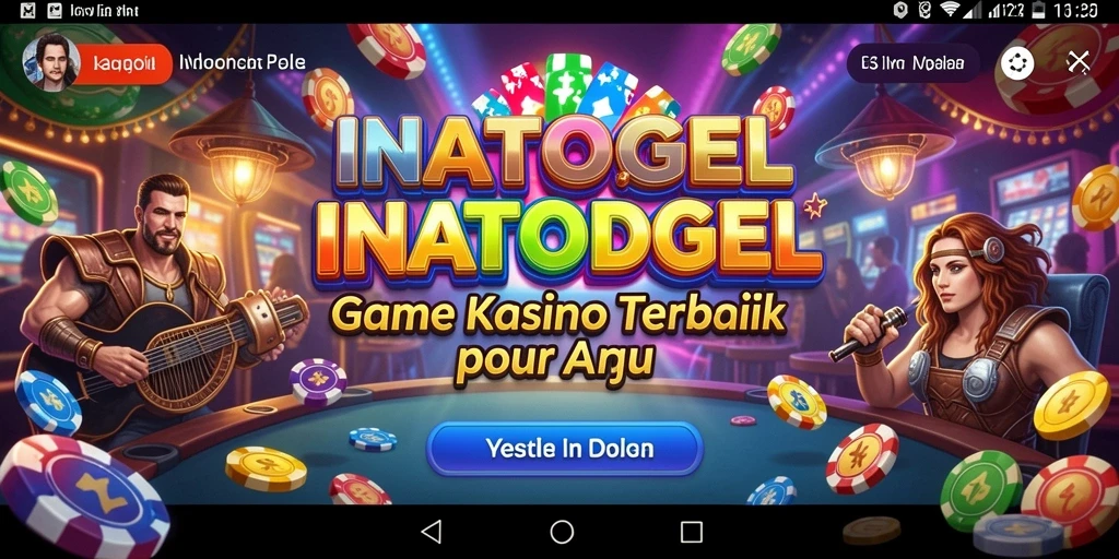 Tampilan gameplay seru dari aplikasi INATOGEL menunjukkan pengalaman Kasino yang mendebarkan.