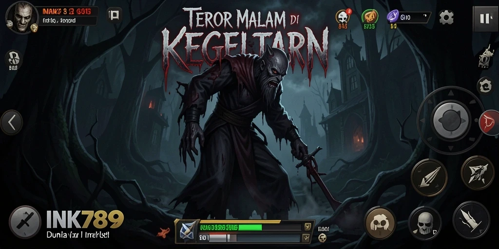 Tampilan gameplay INK789 yang mencekam dan menegangkan.