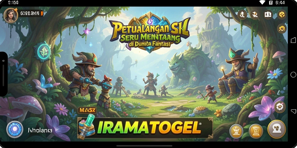 Tangkapan layar gameplay IRAMATOGEL menampilkan aksi petualangan yang mendebarkan.