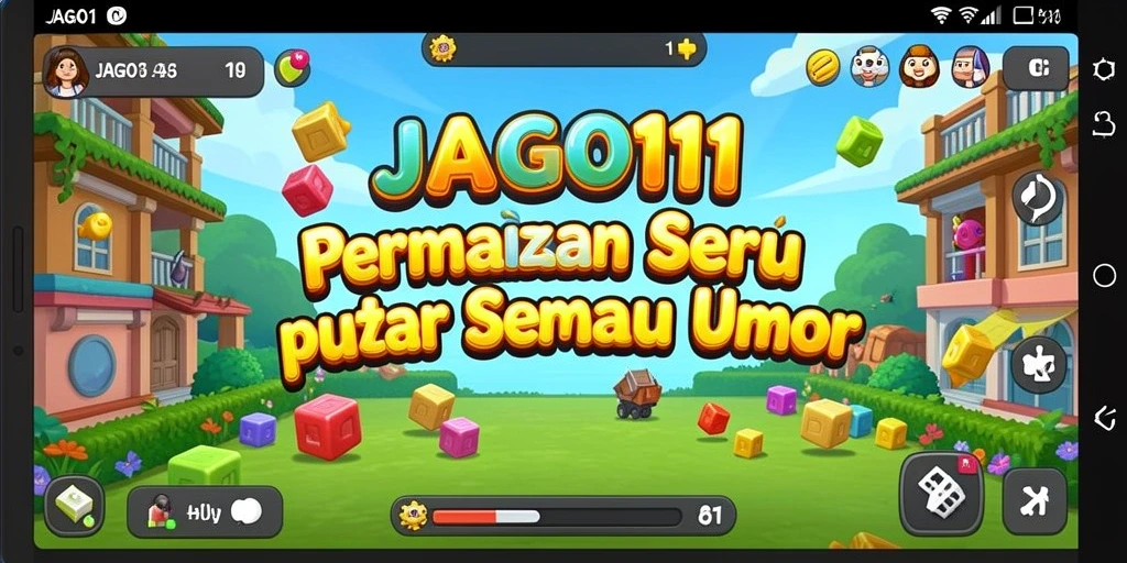 Screenshot utama JAGO11 menunjukkan gameplay Puzzle yang menyenangkan.