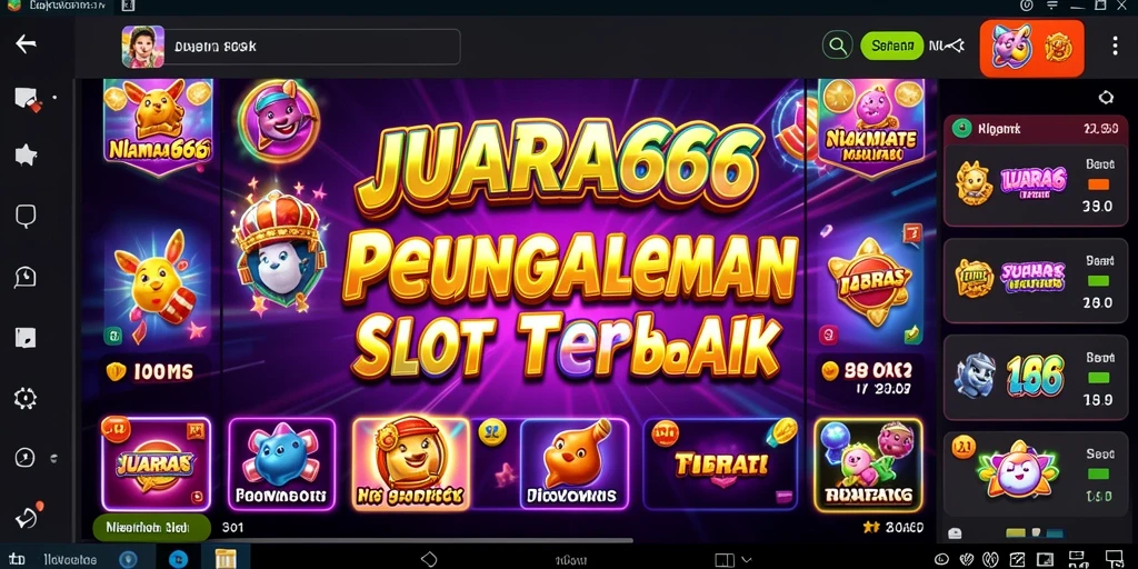 Tampilan gameplay menarik saat bermain Slot di JUARA666.