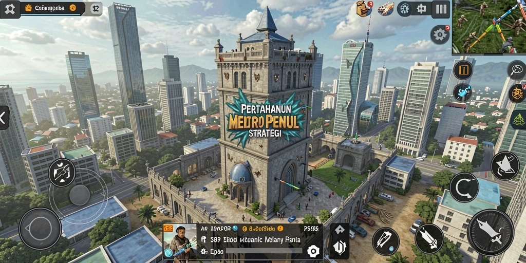 Tampilan gameplay menara yang epik dalam LPO88.