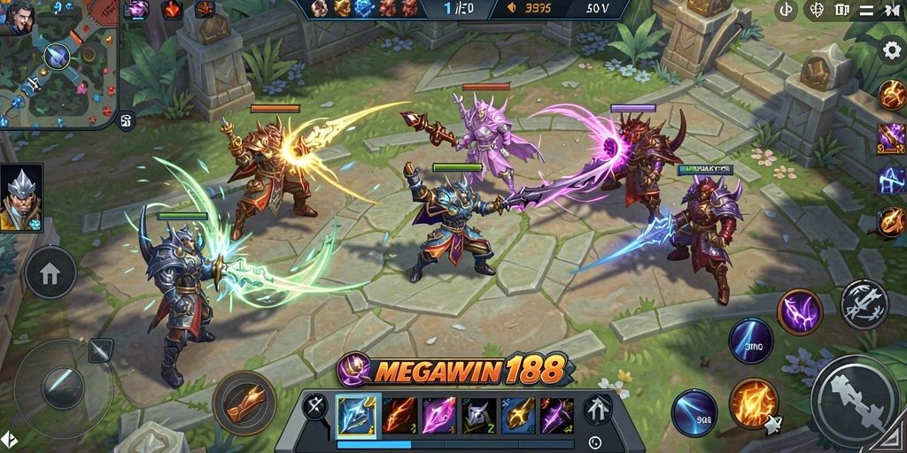 Gameplay seru dan menarik di MEGAWIN188, penuhi tantangan MOBA.