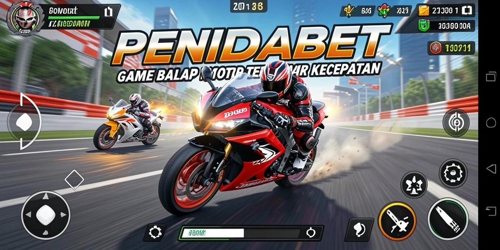 Tampilan gameplay seru di PENIDABET yang menantang kecepatan.