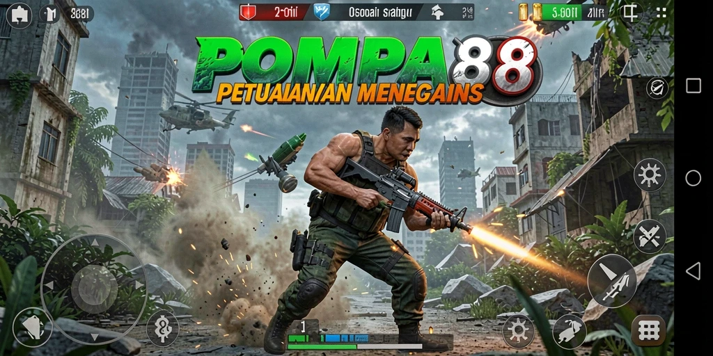 Tampilan gameplay seru dari POMPA88 yang penuh aksi.