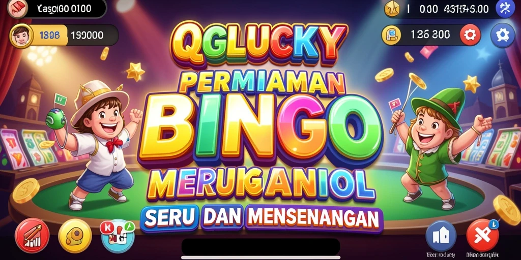 Screenshot gameplay QGLUCKY menampilkan suasana bermain Bingo yang seru.